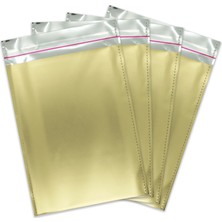 Paketleme Tezgahı Gold Lüx Metalize Ürün Paketi 50'li 11 x 12 cm