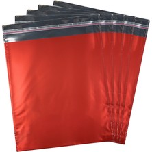 Paketleme Tezgahı Kırmızı Lüx Metalize Ürün Paketi 50'li 25 x 35 cm