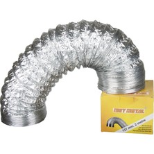 Met Metal Çelik Telli Alüminyum Esnek Boru 127 mm 2 M