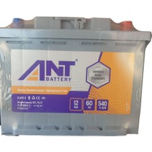 Ant 60 Amper(Ah) 12V(VOLT) Tam Bakımsız Akü