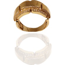 Adil Idil Kuyumculuk 14 Ayar Özel Tasarım Taşlı Yüzük