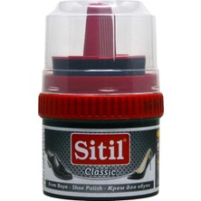 Sitil Ayakkabı Boyası Klasik Krem Siyah 50 Ml.  2 'li