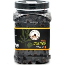 Demir Çiftliği Çok Az Tuzlu Uslu Kuru Sele Siyah Zeytin (%2-3 Tuzlu) 1 kg