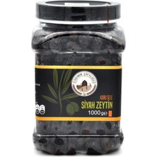 Demir Çiftliği Çok Az Tuzlu Gemlik Kuru Sele Siyah Zeytin (%2-3 Tuzlu) 1 kg