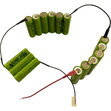 Micron Arçelik K 6130 6124 Beko Bkk 1418 Uyumlu Şarjlı Süpürge Pil Grubu 1800 Pilden