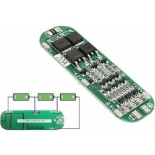 3s Bms 20A Li-Ion Lityum Pil 18650 Batarya Şarj Kontrol Devresi Modülü