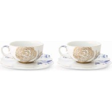 Pip Studio Royal White Beyaz Porselen Çay Fincan Seti 225 Ml