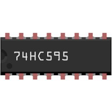 CDM 74HC595 - 8-Bit - Shift Register Entegresi