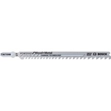 Bosch - Progressor Serisi Metal ve Ahşap Kesimi Için Özel T 367 Xhm Dekupaj Testeresi Bıçağı - 3'lü Paket