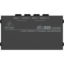 Behringer HD400 2-Kanal Hum Destroyer Uğultu ve Dip Ses Yok Edici