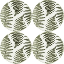 Porland Botanical Desen Düz Tabak 31 cm. 4'lü 04ALM005157