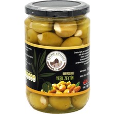 Demir Çiftliği Badem Dolgulu Yeşil Zeytin - Bademli Zeytin - 400 gr