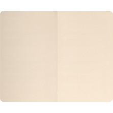 Matt Notebook Sert Kapak Defter Düz, Çizgisiz 14 x 20 cm Tarçın