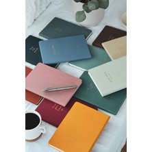 Matt Notebook Sert Kapak Defter Düz, Çizgisiz 14 x 20 cm Koyu Yeşil