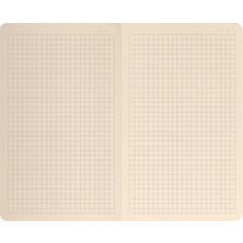 Matt Notebook Lastikli Defter Kareli 13 x 21 cm Siyah
