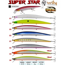 Wily Süper Star 18.5 cm Maket Balık 36 gr (Sinking)