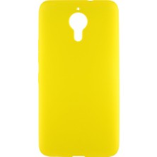 Nettech General Mobile Gm5 Plus Uyumlu Suide Silikon Kılıf Sarı