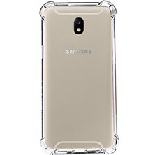 Rarroz Samsung Galaxy C710 J7 Plus Uyumlu Rarroz Arka Koruma Silikon Kılıf Şeffaf