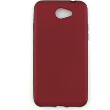 Nettech General Mobile Gm6 Uyumlu Suide Silikon Kılıf Bordo