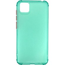 Nettech Alcatel 3x 2019 Uyumlu Suide Silikon Kılıf Su Yeşili