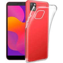 Nettech Alcatel 3x 2019 Uyumlu Suide Silikon Kılıf Şeffaf