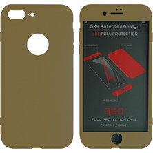 Nettech Apple iPhone 8 Plus Uyumlu 360 Koruyucu Silikon Kılıf