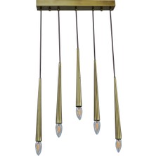 Modi Lighting 5li Konik Borulu Sarkıt Modern Avize Mod-Av- 4401-5EY