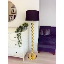 Modi Lighting 12 Toplu Siyah Şapkalı Gold Lambader MD-CLK028-GDL