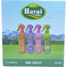 Hayat Oda Parfümü Oda Spreyi Mango&kavun 12 Adet