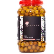 Havaza Yeşil Kırma Zeytin - 2000 Gr.