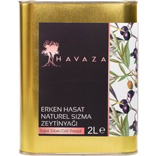 Havaza Erken Hasat Naturel Sızma Zeytinyağı - 2 Lt.