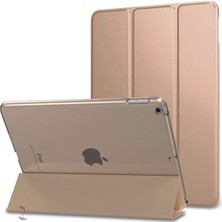 MobaxAksesuar Apple iPad Pro 10.5 Kılıf PU Deri Smart Case A1701 A1709 A1852 Gold