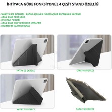 MobaxAksesuar Apple iPad Air 3 10.5" 2019 Kılıf Trifolding Standlı Smart A2152 A2123 A2153 A2154 Gold