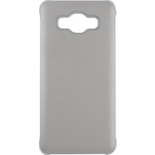 Nettech Samsung Galaxy J510 J5 2016 Uyumlu Arka Koruma Silikon Kılıf Gri