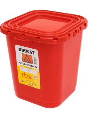 Telkar Patolojik Atık Kutusu 30 Lt