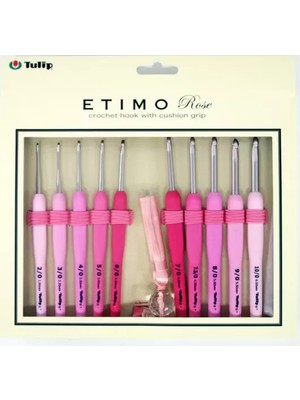Tulip Etimo Rose 10'lu Yün Tığ Seti Cüzdanlı ve Ergonomik Tasarım