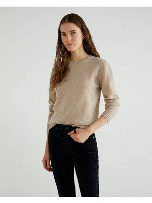 United Colors Of Benetton Bisiklet Yaka Shetland Kazak