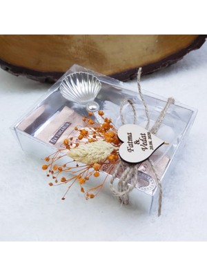 Hayaller Dükkanı 30 Adet Kutulu Lüks Kaşık ve Kahve Nikah Liği Nişan Liği