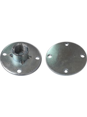 Ennalbur 1/2 Galvanizli Boru Flanşı Duvara Montaj Için