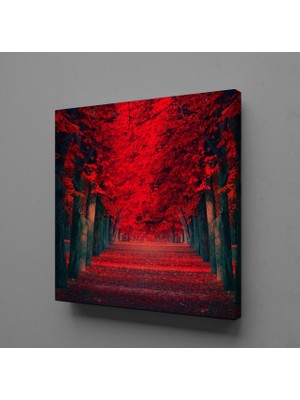 Technopa Kırmızı Ağaçlı Yol 60 x 60 cm