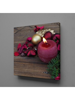 Technopa Tek Kırmızı Mum 40 x 40 cm