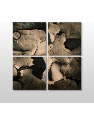 Technopa Yaprak Kanvas Tablo 110 x 110 cm