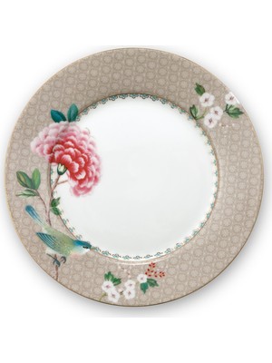 Pip Studio Blushing Birds Haki Porselen Kahvaltı Tabağı 21 Cm