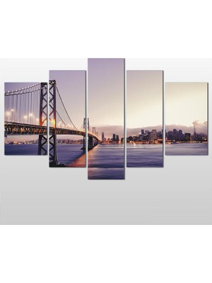 Technopa Köprü  Kanvas Tablo 122 x 70 cm