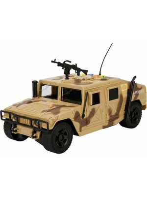 Hero Combat Sesli ve Işıklı Askeri Hummer Jeep - Krem