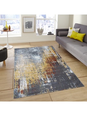 Payidar Halı Feyz'a G6391 Mavi 120 x 180 cm Modern Halı