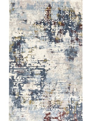 Payidar Halı Feyz'a G7257 Krem/Mavi 120 x 180 cm Modern Halı