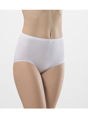 Türen 281 Ikili Likralı Kadın Külot-Beyaz