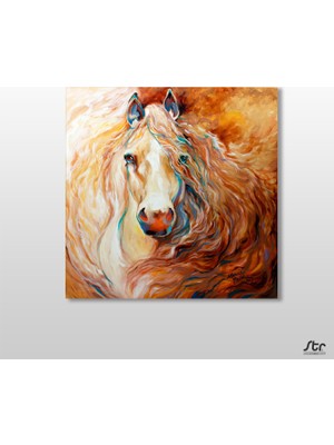 Technopa Oryantal Portre At Kanvas Tablo 100 x 100 cm