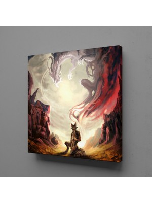 Technopa Fülüt Çalan Kurt 40 x 40 cm